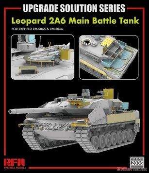 Фототравлення та інші доповнення для Leopard 2A6 в 1/35, RFM RM-2035