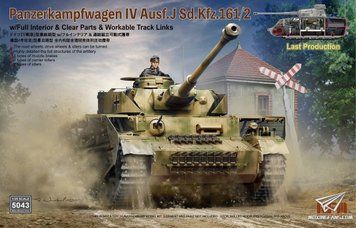 Збірна модель 1/35 Pz.Kpfw.IV Ausf.J, пізніх випусків з повним інтер'єром, RFM RM-5043