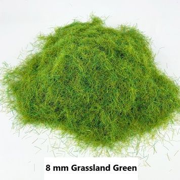 Трава (флок) 8мм - луговий зелений (Grassland Green), Storm Creation G8013 (30г)