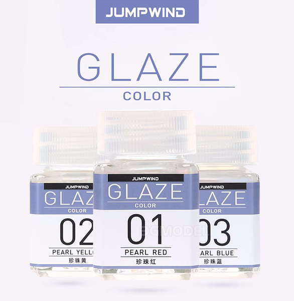 Фарба перламутрова червона (Pearl Red), Jumpwind Glaze Color 01 (18 мл)