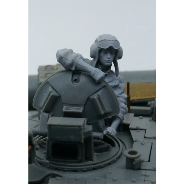 Збірна модель 1/35 Т-80У основний бойовий танк + 3 фігури із смоли, RPG Model 35001A