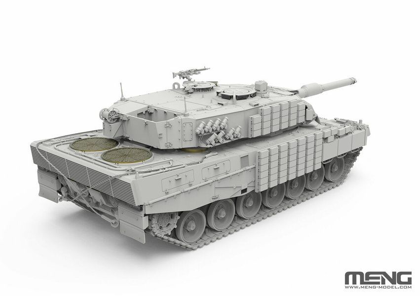 Збірна модель 1/35 Leopard 2A4 ЗСУ з динамічним захистом &laquo;Контакт-1&raquo;, Meng TS-058