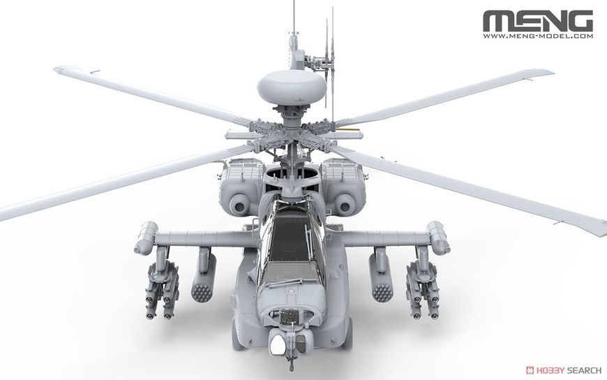 Збірна модель 1/35 AH-64D Apache Longbow ударний гелікоптер, Meng QS-004