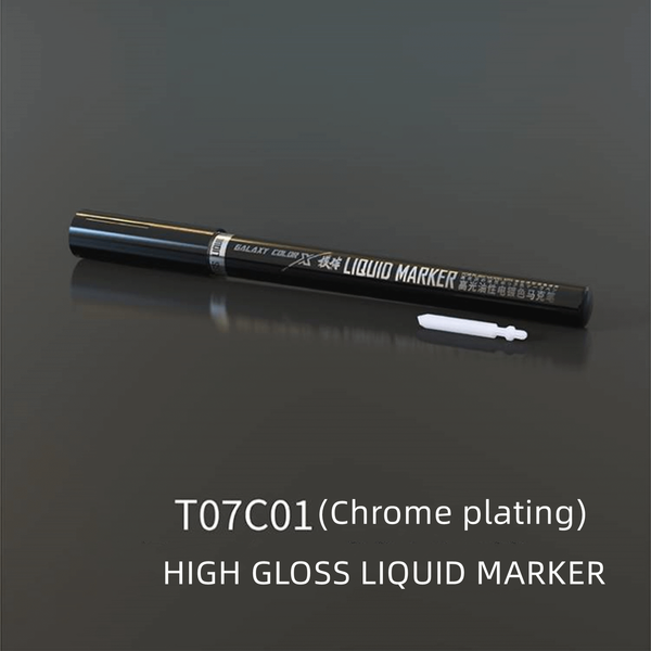 Маркер хромовий Chrome Silver на основі лакової фарби, Galaxy Tools T07C01