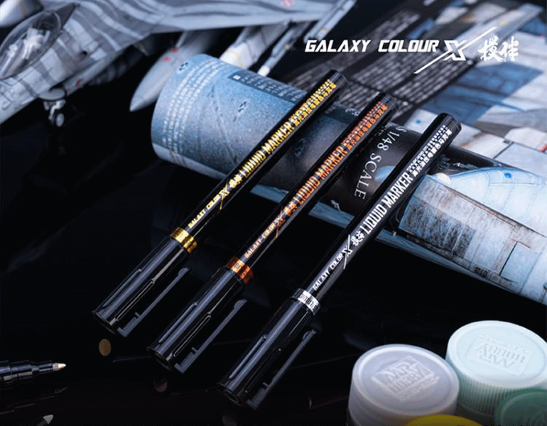 Маркер хромовий Chrome Silver на основі лакової фарби, Galaxy Tools T07C01