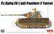 Збірна модель 1/35 Pz.Kpfw. IV mit Panther F Turret (Schmalturm), RFM RM-5068