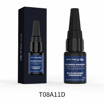 Клей прозорий фотополімерний (ультрафіолетовий) - рідкий, (10 г), Galaxy Tools T08A11D