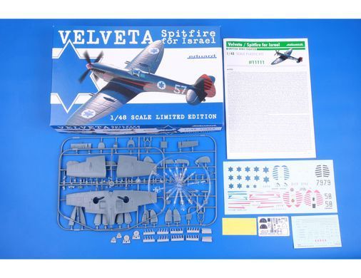 Збірна модель 1/48 Spitfire Mk.IXe ВПС Ізраїлю &ldquo;Velveta&rdquo; (Limited Edition), Eduard 11111