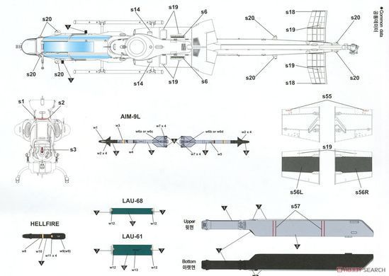 УЦІНКА! Збірна модель 1/35 USMC AH-1Z "Shark Mouth", Academy 12127
