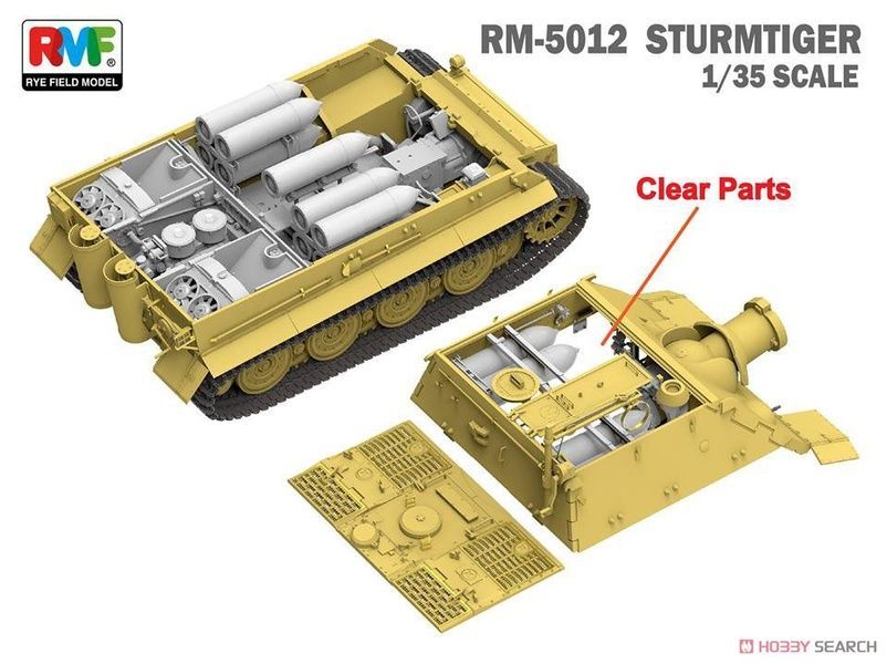 Збірна модель 1/35 Sturmtiger RM61 L/5,4 / 38 cm з повним інтер&rsquo;єром, RFM RM-5012