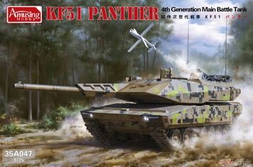 Збірна модель 1/35 KF51 Panther, з масками для піксельного камуфляжу, Amusing Hobby 35A047
