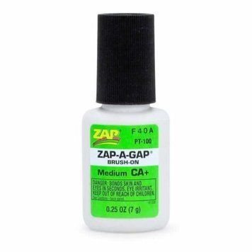 Клей цианоакрилатний середньої густини з пензликом Zap-A-Gap PT-100 Medium CA+ Brush On (7 г)