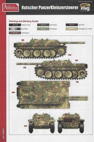 Збірна модель 1/35 Panzerkleinzerst&ouml;rer "Rutscher", Amusing Hobby 35B001