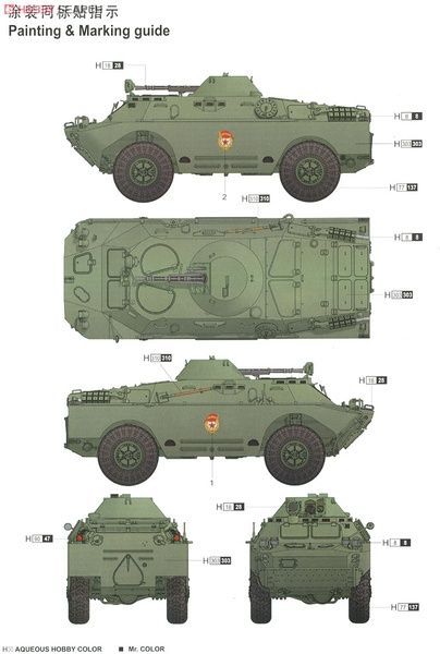 Збірна модель 1/35 БРДМ-2 (ранній), Trumpeter 05511