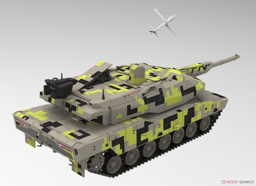 Збірна модель 1/35 KF51 Panther, з масками для піксельного камуфляжу, Amusing Hobby 35A047