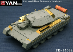 Набір фототравлення і смоли для Crusader Mk.III British Cruiser Tank Mk. VI в 1/35 (для Border BT-012), Yan Model PE35034
