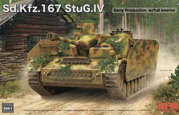 Збірна модель 1/35 StuG.IV (Sd.Kfz.167), ранніх випусків, з повним інтер'єром, RFM RM-5061