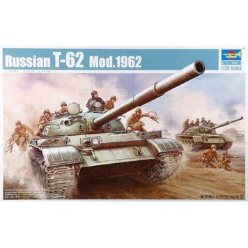 Збірна модель 1/35 Т-62 зразка 1962 р., Trumpeter 00376