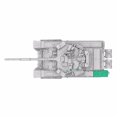 Збірна модель 1/35 Т-90АК з ПТК, командирський танк, Amusing Hobby 35A056