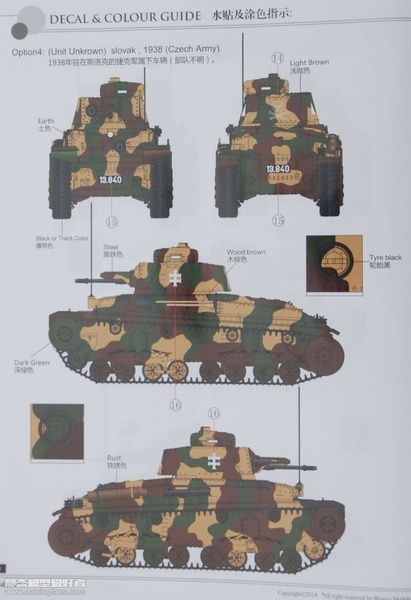 Збірна модель 1/35 Pz.Kpfw.35(t) / LT vz.35, Bronco CB35065