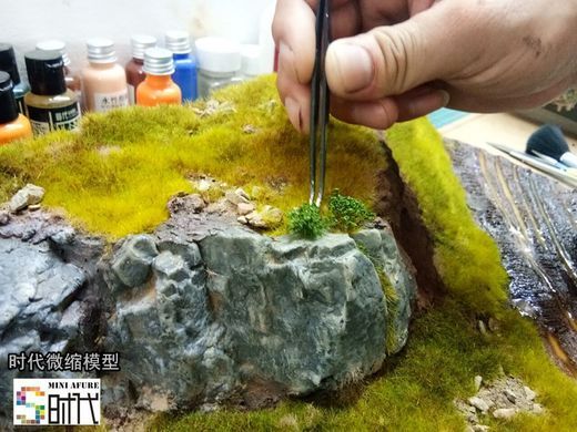 Пучки кущистої трави для діорам (жовто-бурі), Mini Afure