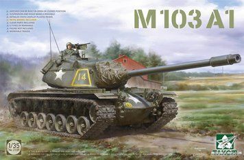 Збірна модель 1/35 M103A1 важкий танк США, Takom 2139