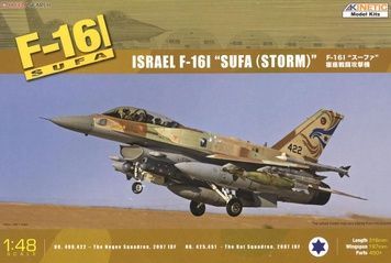 Збірна модель 1/48 F-16I Sufa &ldquo;Storm&rdquo; Kinetic K48006 + смоляна кабіна Aires 4460 + ніші шасі Aires 4439