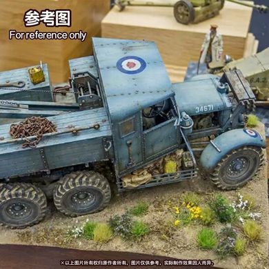 Трафарет для висадки трави з круглими отворами (1:35 / 1:48 / 1:72), Alexen Model AJ0044