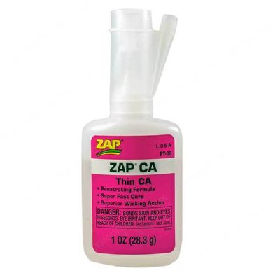 Клей цианоакрилатний рідкий Zap-A-Gap PT-08 Thin CA (28,3 г)