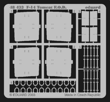 Збірна модель 1/48 F-14D Tomcat CVW-14 + фототравлення BIG-ED 4822 F-14D, Hasegawa 07212