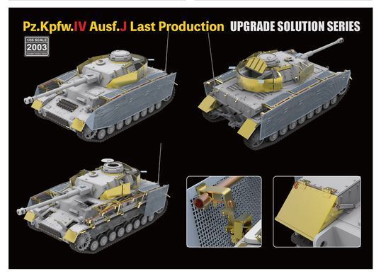 Набір фототравлення для Pz.Kpfw.IV Ausf. J Last Production в 1/35, RFM RM-2003
