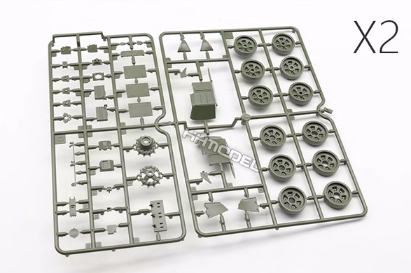 Збірна модель 1/35 Т-90А основний бойовий танк, з металевими траками, Amusing Hobby CZ35012