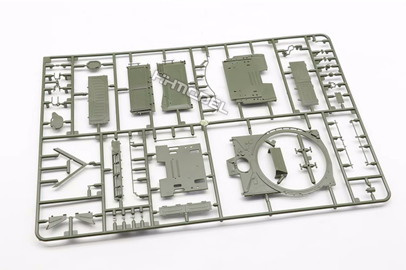 Збірна модель 1/35 Т-90А основний бойовий танк, з металевими траками, Amusing Hobby CZ35012