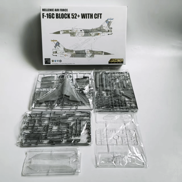 Збірна модель 1/48 F-16C Block 52+ w/CFT грецьких ПС, Kinetic K48152