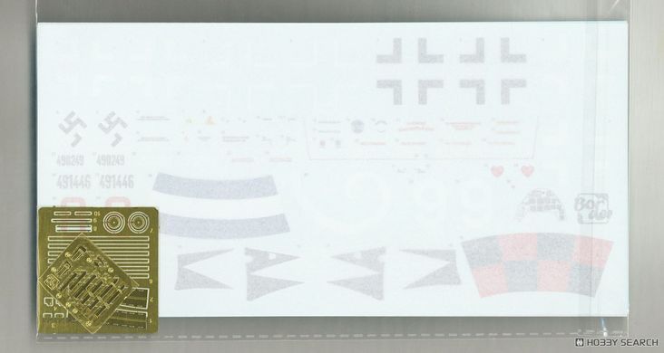 Збірна модель 1/35 Bf 109 G-10 з ракетами WGr.21, двигуном та озброєнням, Border Model BF-013