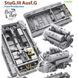 Збірна модель 1/35 StuG III Ausf.G пізніх випусків, з повним інтер'єром та фігурками екіпажу, з копією знаку "За танкову атаку", Border Model BT-020