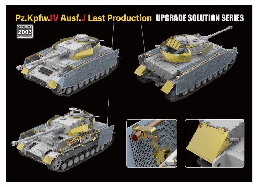 Набір фототравлення для Pz.Kpfw.IV Ausf. J Last Production в 1/35, RFM RM-2003