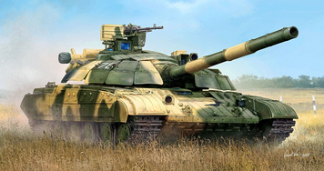 Збірна модель 1/35 Т-64БМ &laquo;Булат&raquo; український основний бойовий танк, Trumpeter 09592