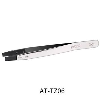 Антистатичний пінцет з широкими плоскими губками, DSPIAE AT-TZ06