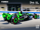 Збірна модель 1/12 Kick Sauber C44, Гран-прі Китаю 2024, попередньо пофарбована, Funbox FB12001