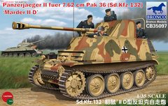 Bronco CB35097 1/35 Panzerjaeger II fuer 7.62 cm PaK 36 (Sd.Kfz. 132) Marder II D німецький винищувач танків