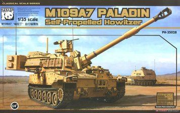 Збірна модель 1/35 M109A7 Paladin з металевими траками, Panda PH35028