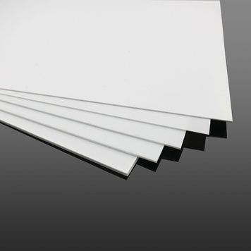 Пластик ABS листовий білий 200x300 мм (А4), товщина 2,0 мм