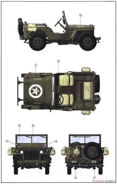 Збірна модель 1/35 Willys MB автомобіль підвищеної прохідності, Meng VS-011