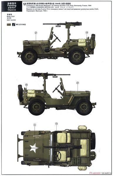 Збірна модель 1/35 Willys MB автомобіль підвищеної прохідності, Meng VS-011
