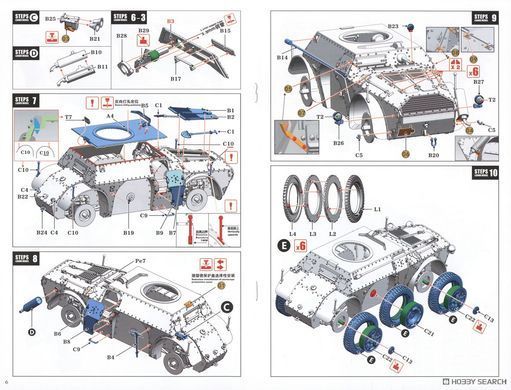 Збірна модель 1/35 Autoblinda AB40 італійський бронеавтомобіль, LANMO Model MM35006