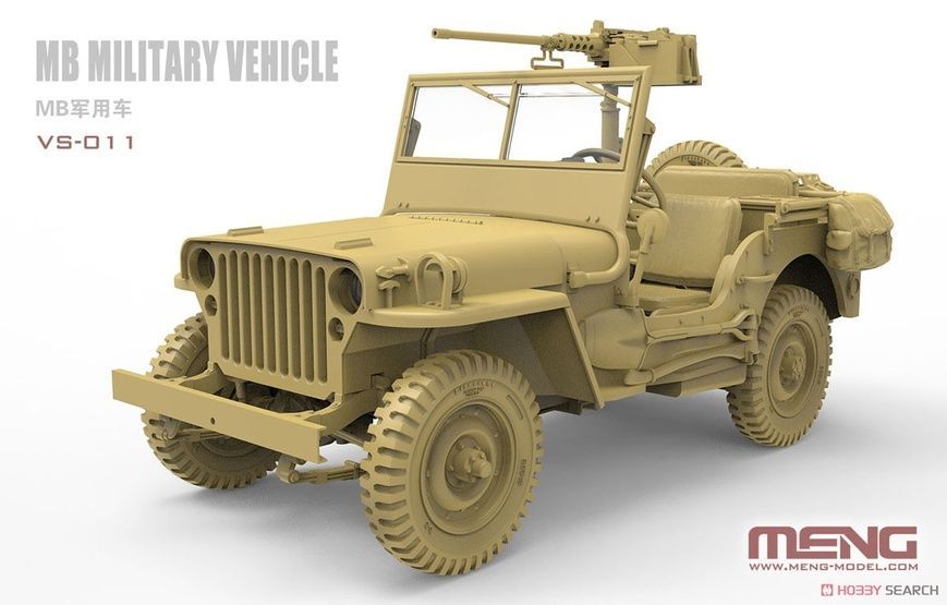 Збірна модель 1/35 Willys MB автомобіль підвищеної прохідності, Meng VS-011