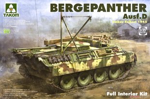 Збірна модель 1/35 Bergepanther Ausf.D, варіант фірми Seibert, з повним інтер'єром, Takom 2102