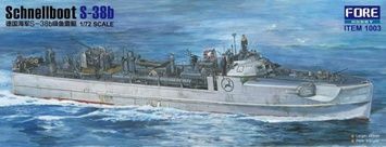 Збірна модель 1/72 Schnellboot S-38B швидкісний ударний катер, Fore Art 1003