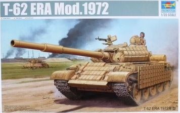 Збірна модель 1/35 Т-62 зразка 1972 р. з ДЗ Контакт-1, армії Іраку, Trumpeter 01549